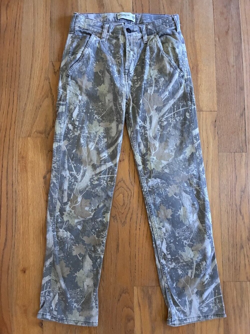 Abercrombie Kids Loose Camo Carpenter Pants Size 9/10 Regular